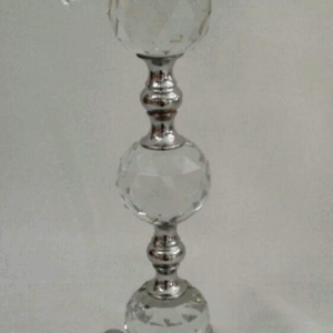 CASTICAL PRATA COM CRISTAL MD 24CM