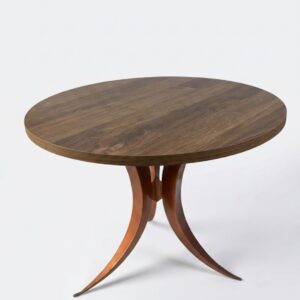 MESA REDONDA RUSTICA COM PÉ COBRE GD (99 CM)