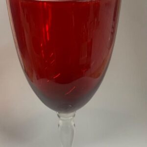 TACA AGUA VERMELHA LISA ALTA