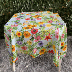 TOALHA QUADRADA 1,50MTS FLORAL GIRASSOL