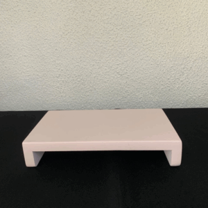 BANDEJA STEP RETANGULAR MDF ROSA BB 24X14