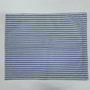 JOGO AMERICANO RETANGULAR LISTRADO AZUL BEBE 35X45