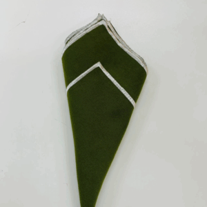 GUARDANAPO VERDE MUSGO C/ BORDA BRANCA 45x45