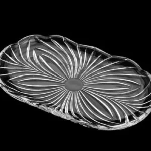 PECA CRISTAL OVAL CANELADA PQ 23X13