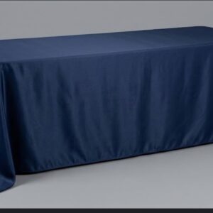 TOALHA BANQUETE AZUL MARINHO CETIM