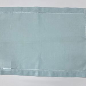 JOGO AMERICANO RETANG AZUL BEBÊ AJOUR (35X50)