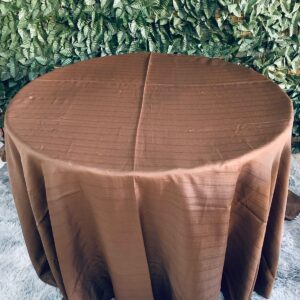 TOALHA REDONDA 6/ 10 LUGARES CHOCOLATE SLEP