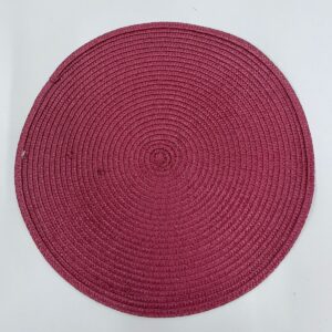 JOGO AMERICANO DE FIBRA  REDONDO MARSALA