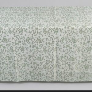 TOALHA BANQUETE VERDE AZEITONA ESTAMPADA