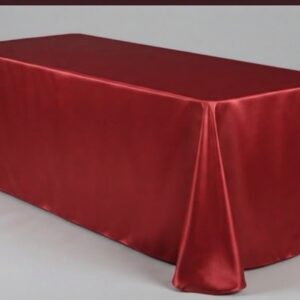 TOALHA BANQUETE VERMELHA CETIM ESCURA