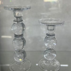 CASTICAL DE  VIDRO SOLITARIO ALTO 23 CM