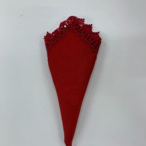 GUARDANAPO VERMELHO C/GUIPIR