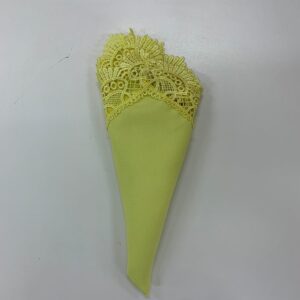 GUARDANAPO AMARELO BEBE C/GUIPIR