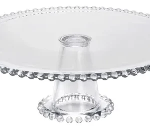 PECA CRISTAL COD 21  SUPORTE  BOLINHA REDONDO COM PÉ GD 31,5