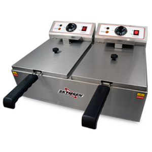 FRITADEIRA 2 CUBAS 5,5 lts de cada lado