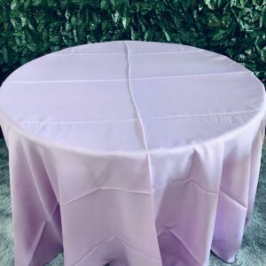 TOALHA REDONDA 3,00MTS 10 LUGARES LILAS CETIM