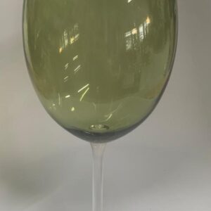 TACA AGUA BOHEMIA CRISTAL  VERDE MUSGO 580 ML