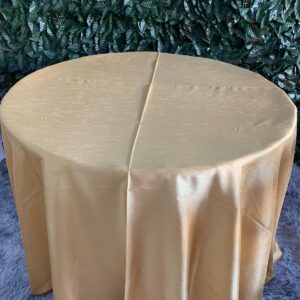 TOALHA REDONDA 2,80MTS (6/10) DOURADA SEDA