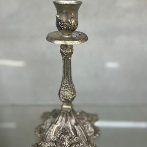 CASTICAL DE PRATA DE 1 VELA  20 CM