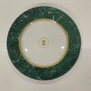 PRATO DE  MESA VERDE MARMORE 29 CM