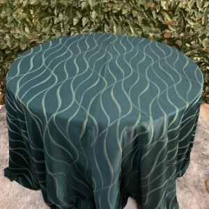 TOALHA REDONDA 6/10 VERDE MUSGO LISTRADO