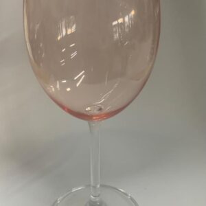 TACA AGUA  ROSA CRISTAL COLIBRI BOHEMIA 580 ML