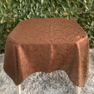 TOALHA QUADRADA 1,50MTS CHOCOLATE ESTAMPADA