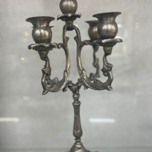 CASTICAL DE 5 VELAS (PRATA) 34 CM