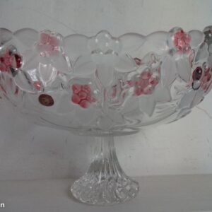 PECA CRISTAL COD 38  FLORAL ROSA COM PE