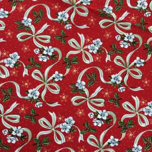 TOALHA QUADRADA NATALINA N. 08 VERMELHA LACO