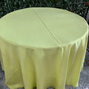 TOALHA REDONDA  AMARELA BEBE 2,80 mts  6/10 LUGARES