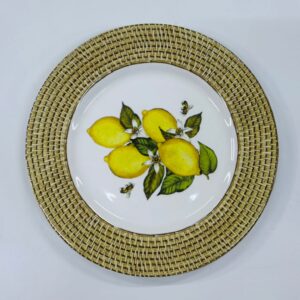 PRATO DE SOBREMESA CELEBRATE LIMÃO SICILIANO