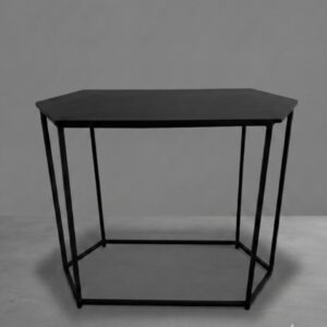 MESA CUBO SEXTAVADA PRETA COD 01 GG 1X45X80