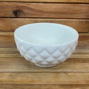 CUMBUCA DE PORCELANA DIAMOND BRANCA 11,5X6CM