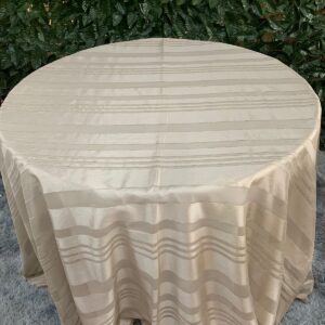 TOALHA REDONDA 3,00MTS 10 LUGARES NUDE VOIL