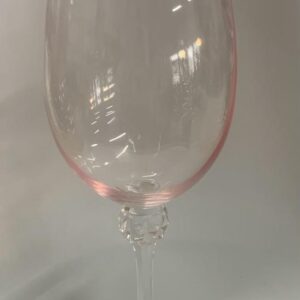 TACA AGUA BOHEMIA CRISTAL ROSA 450 ML