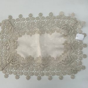 JOGO AMERICANO RETANG NUDE C/GUIPIR 44X32