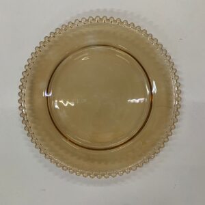 PRATO DE MESA AMBAR  BOLINHA 28 CM