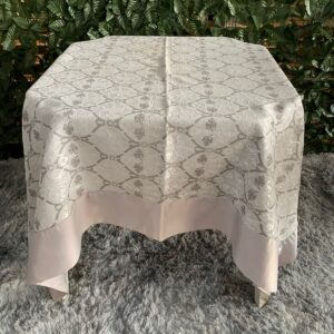 TOALHAS QUADRADAS BARRADAS PRATA ESTAMPADA 1,80MTS