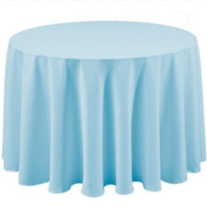 TOALHA REDONDA 2,80MTS (6/10) AZUL BEBE OXFORD