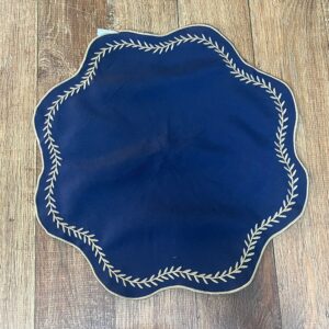 JOGO AMERICANO AZUL MARINHO ALECRIM REDONDO 40 CM