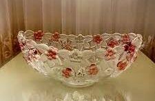 PECA  CRISTAL COD 40  FLORAL ROSA OVAL SEM PE