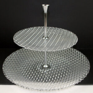 PECA  CRISTAL COD 15 SUPORTE DE 2 ANDARES 21 E 33CM