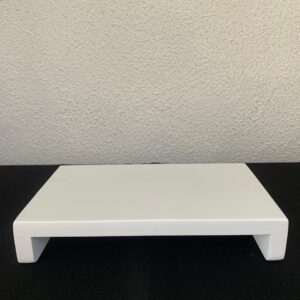 BANDEJA STEP RETANGULAR MDF BRANCA 24X14