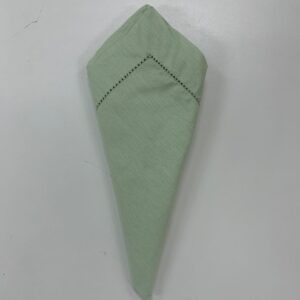 GUARDANAPO VERDE BEBÊ AJOUR 40X40