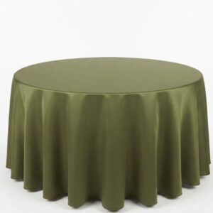 TOALHA REDONDA VERDE EXERCITO OXFORD 6/10 lUGARES