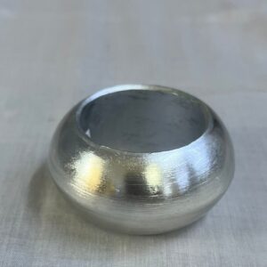 PORTA GUARDANAPO ANEL PRATA