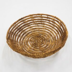 CESTA REDONDA DE FIBRA NATURAL MD 23 CM